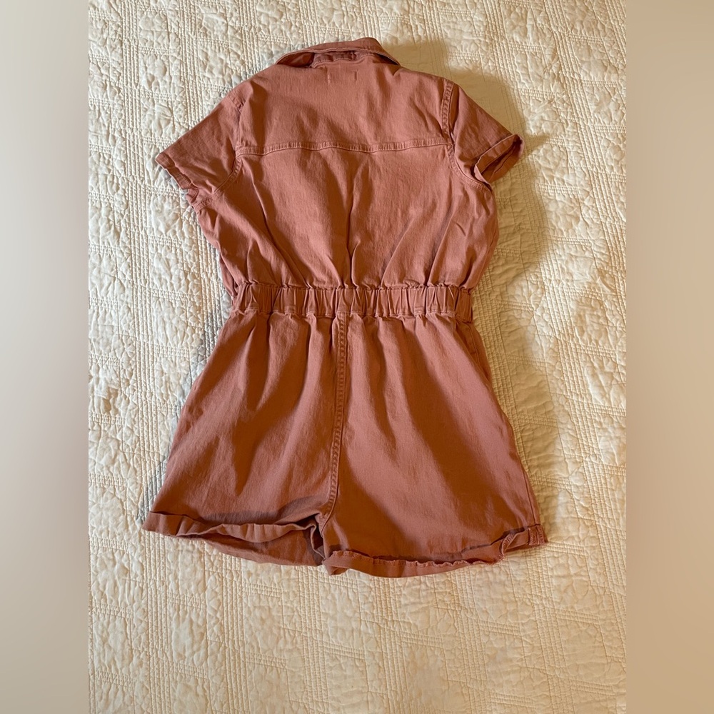Altar’d State Button-Up Romper - Picture 2 of 2